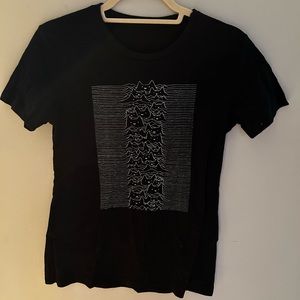 Joy division cat T-shirt